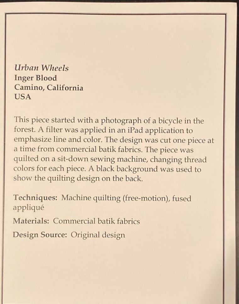 "Urban Wheels" by Inger Blood - Sign